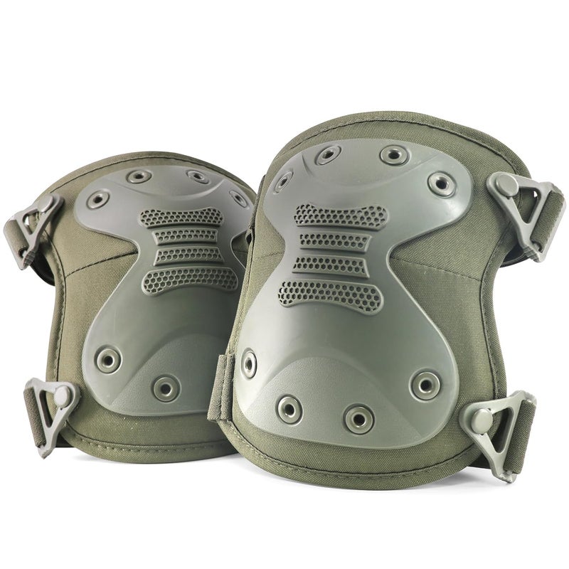 BZTAC Tactical Professional Combat Knee Protective Pads Set Advanced Tactical Gear Set for Outdoor CS Paintball Game Cycling Safety Skateboarding Gear Skates Airsoft Hunting Knee Protection Guard Pads - Image 1